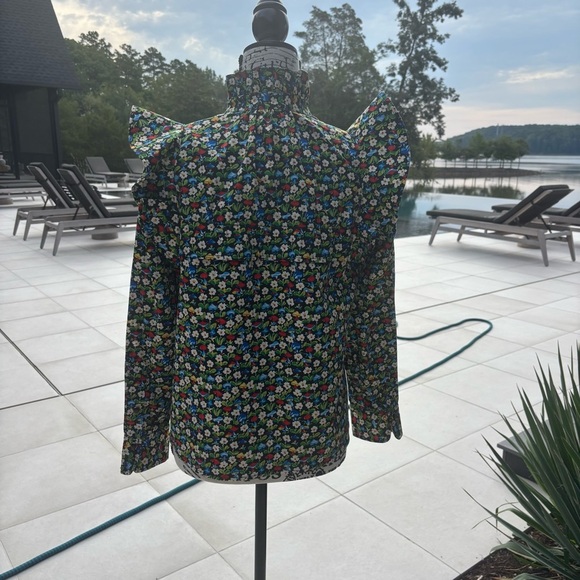 🌸 Tuckernuck Floral Ruffle Blouse – XS 🌸 - Picture 2 of 4
